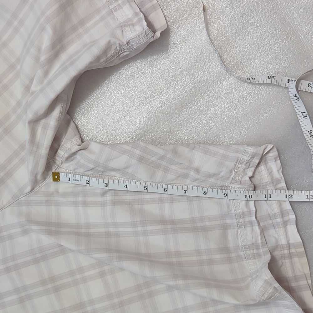 Men's APT. 9 White and Tan Striped Shorts Size 36 - Picture 7 of 7